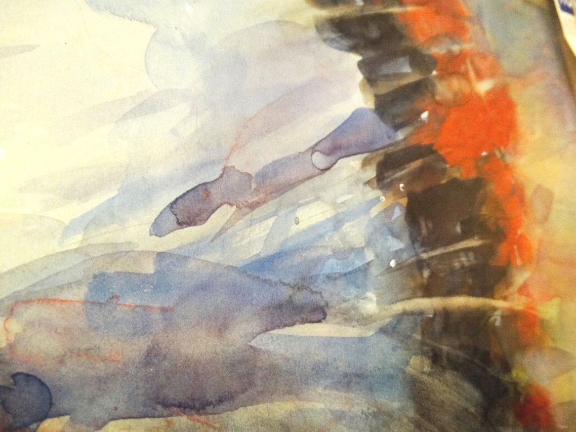 1166x875 American Indian Chief Watercolor Painting