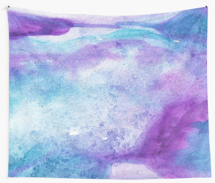 705x602 Amethyst Watercolor Wall Tapestries By Peggieprints Redbubble