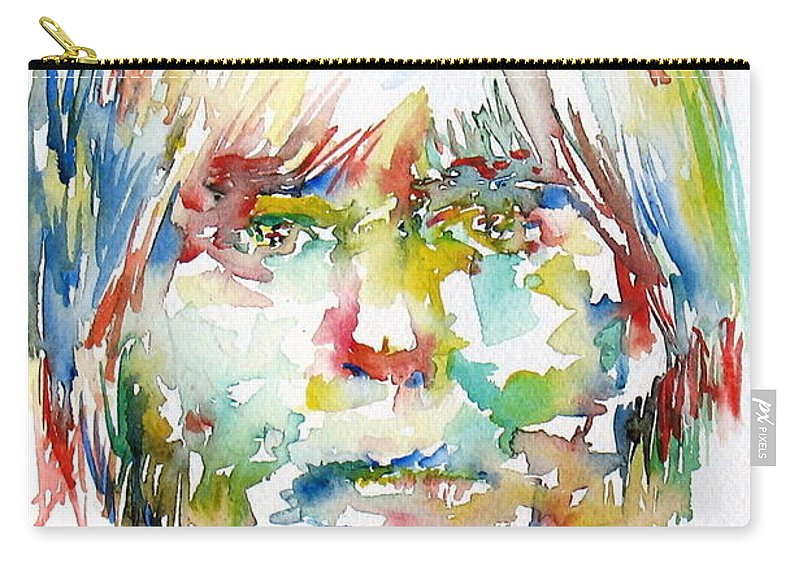 800x570 Andy Warhol Watercolor Portrait Carry All Pouch For Sale By
