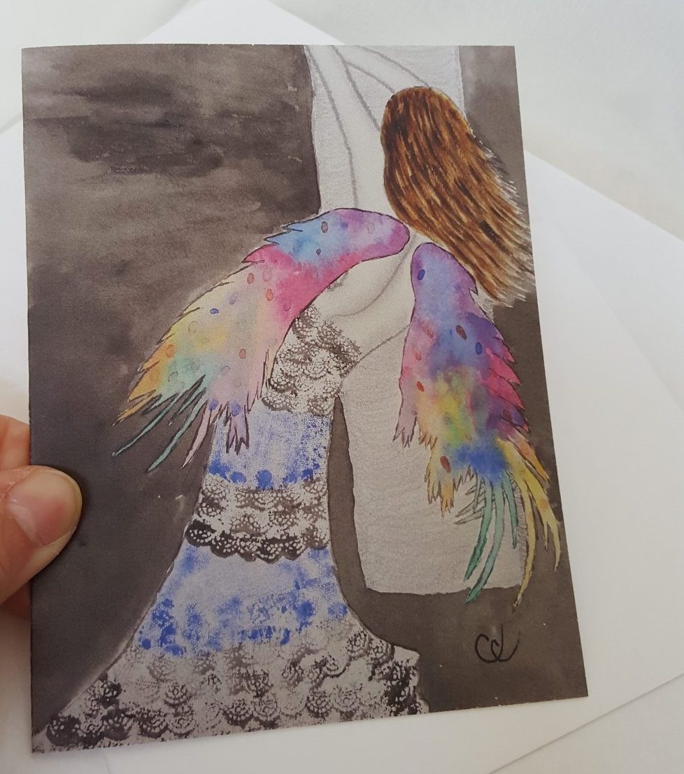 978x1106 Earth Angel Watercolor Art Card Beacon Farm