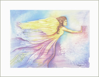 403x311 Angel Paintings By Maya Sorum