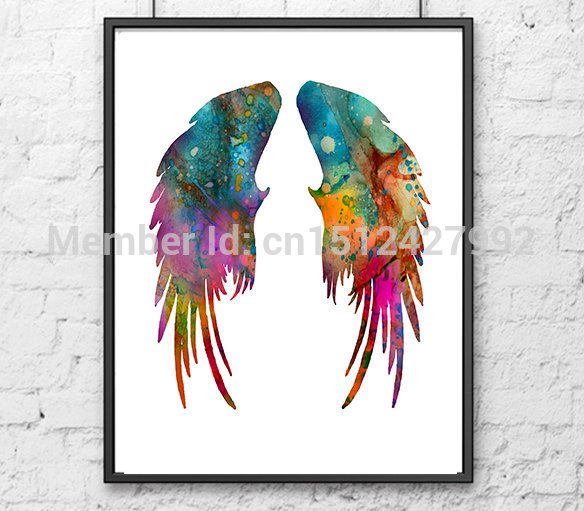 Wings Watercolor at GetDrawings | Free download