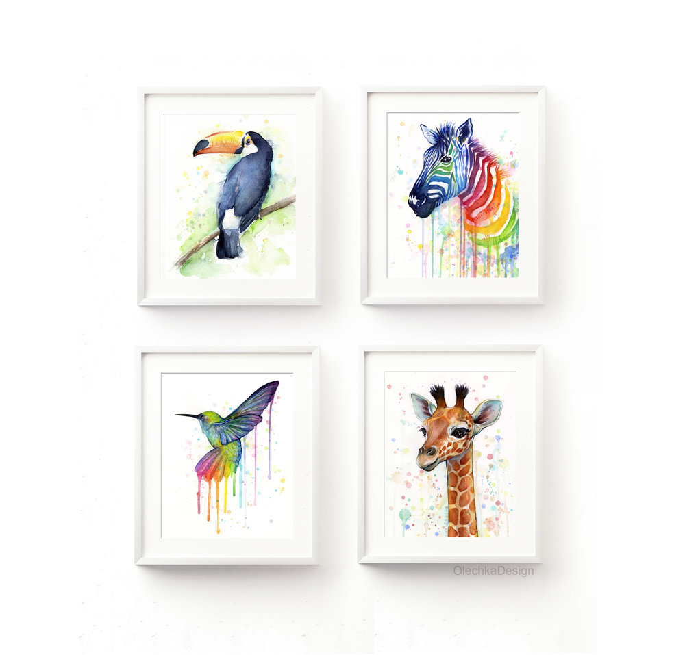 1000x957 Nursery Art Prints Olechka Design