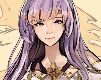 340x270 Anime Watercolor Etsy