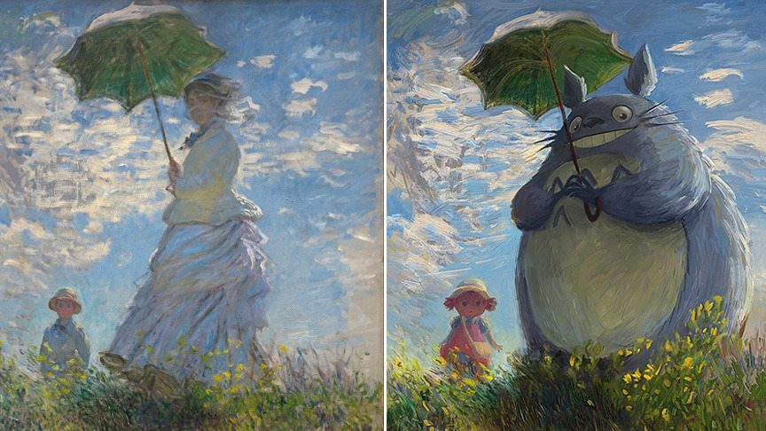 864x486 Artist Lothlenan Gives Classical Paintings Anime And Cartoon