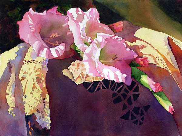 600x450 In The Pink Art Print By Anne Abgott