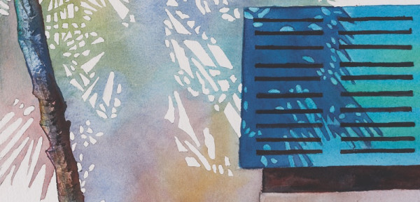 600x289 Watercolor Techniques For Colorful Shadows With Anne Abgott