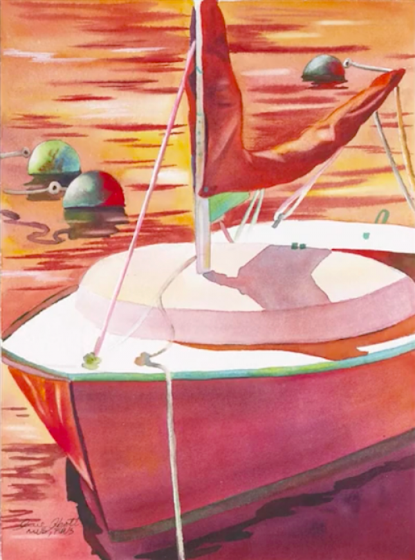 600x809 Watercolor Techniques For Daring Color With Anne Abgott