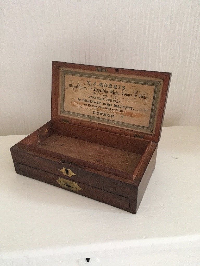 768x1024 Victorian Watercolour Paint Box In Budleigh Salterton, Devon