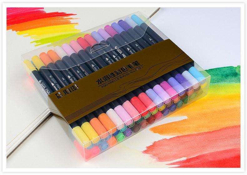 790x562 Sta Aquarelle Coloring Brush Pens