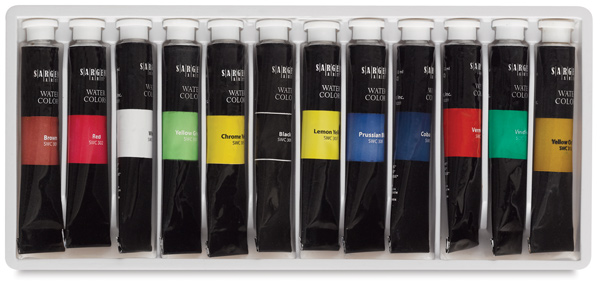 600x292 Sargent Art Watercolor Aquarelle Set