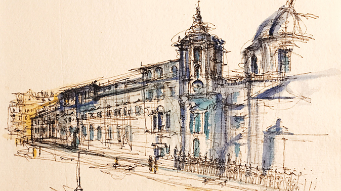 674x378 Rome Architectural Sketchbook