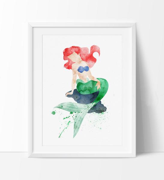 547x600 Ariel, Princess Ariel, Disney Watercolor, Watercolor Mermaid Ariel
