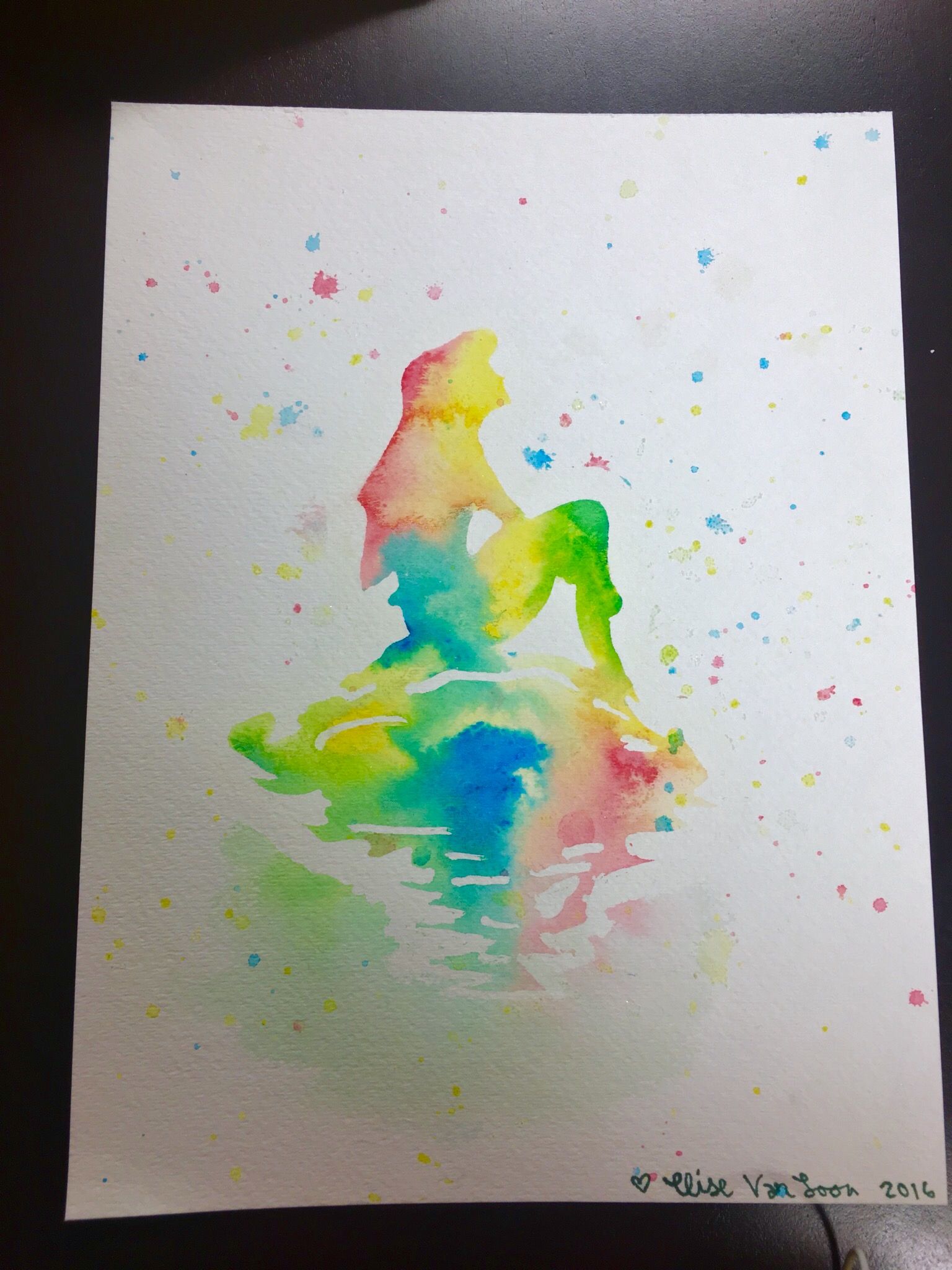 1536x2048 Disney Little Mermaid Ariel Watercolor Painting Myart
