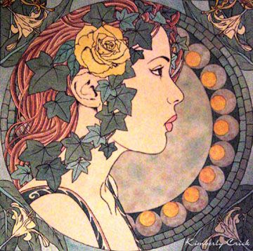 360x358 Art Nouveau Posters Design Alphonse Mucha