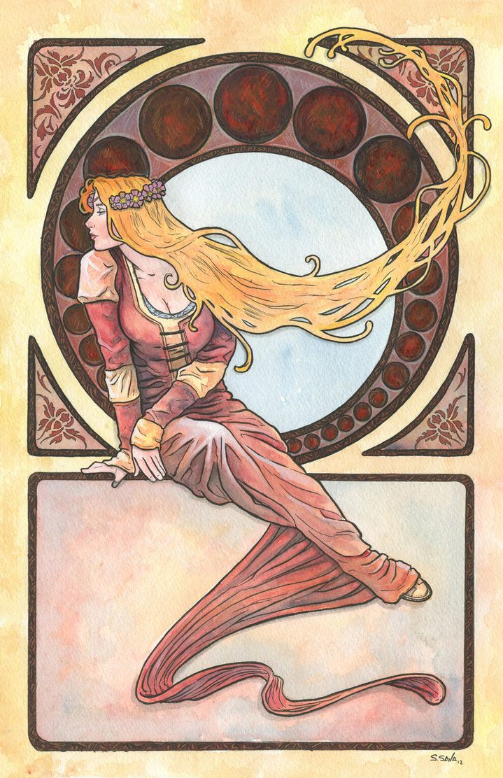 719x1112 Art Neuveau Paintings More Like Felicity Art Nouveau