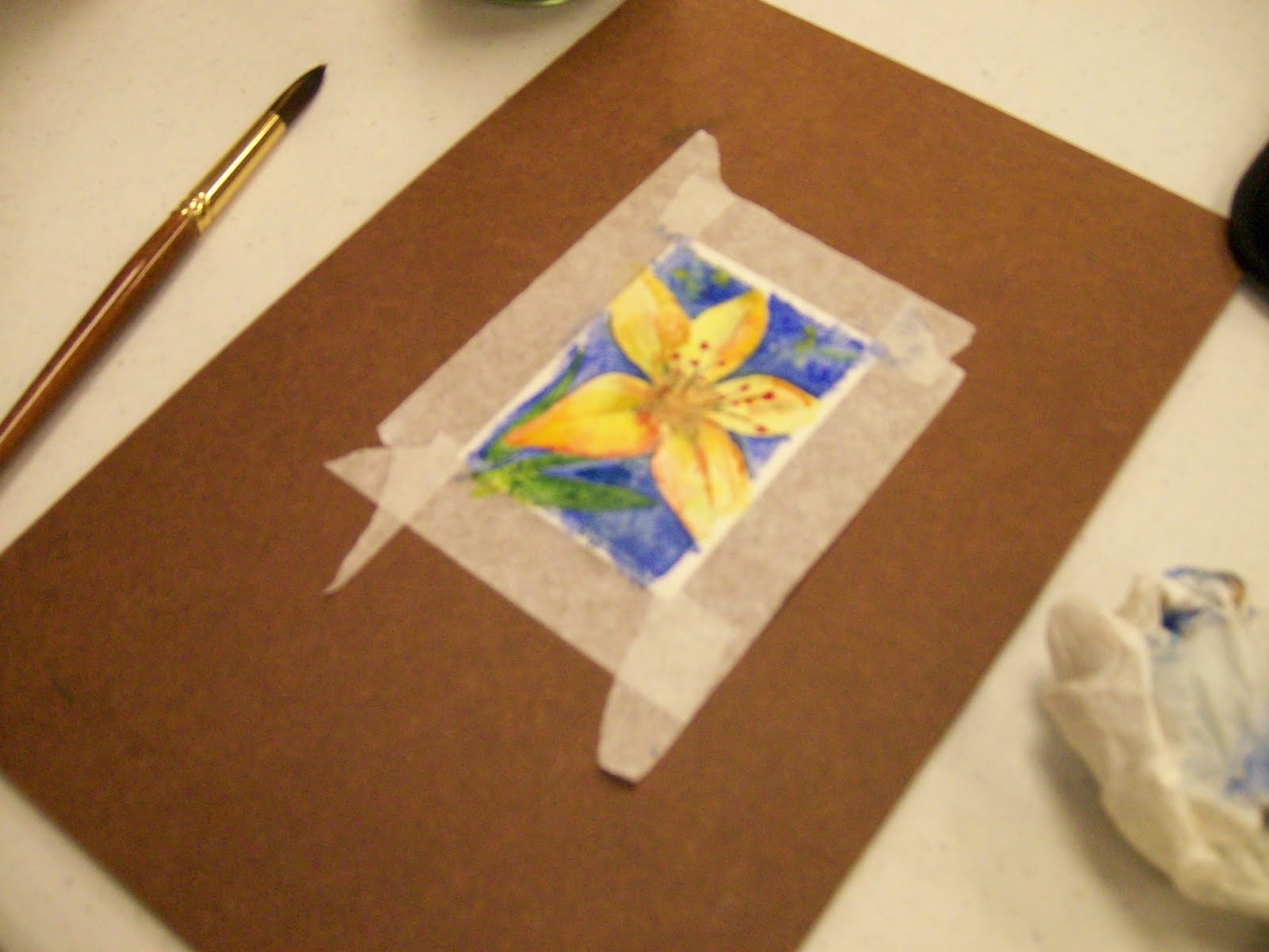 1600x1200 Brush Strokes Artist Trading Card Workshop