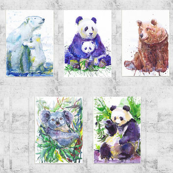 354x354 Shop Animal Watercolor Artist On Wanelo