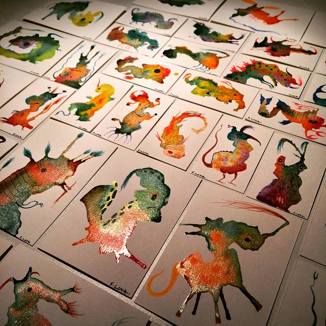 640x640 A Splotch Monster A Day Splotch Monster Artist Trading Cards