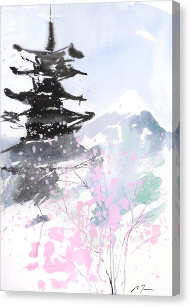385x622 Asian Watercolor Canvas Prints