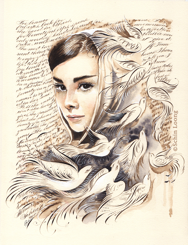 600x783 Audrey Hepburn On Behance