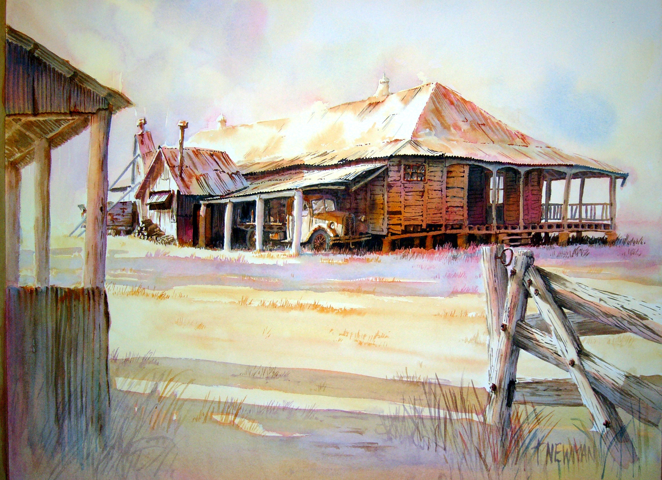 2272x1647 John Newman Australian Watercolour Artist And Teacher