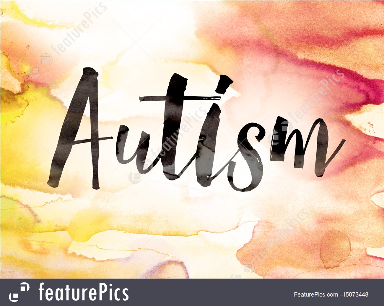 1300x1037 Signs And Info Autism Concept Watercolor Theme