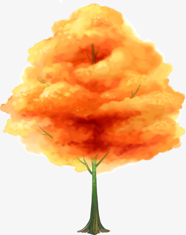 633x800 Maple, Trees, Autumn Tree, Watercolor Flowers Png Image And