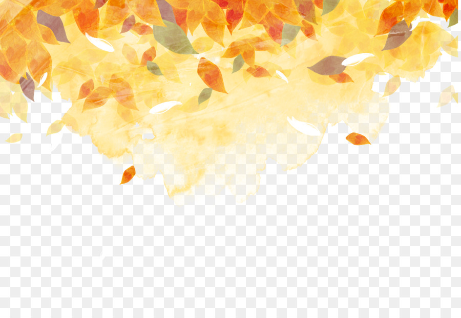 900x620 Golden Autumn Watercolor Painting Autumn Leaf Color