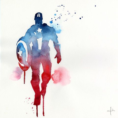 480x480 Amazing Avengers Watercolor Series
