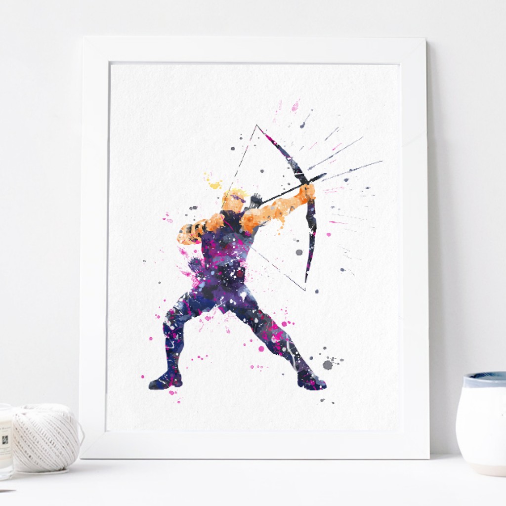 1024x1024 Hawkeye Poster Avengers