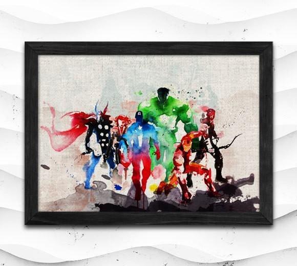 580x520 The Avengers Watercolor Artimiso