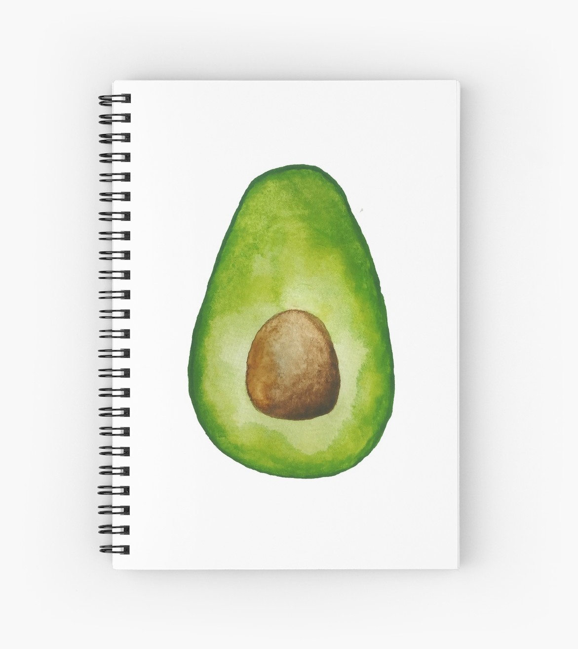 1171x1313 Avocado Watercolor Spiral Notebooks By Jfink Redbubble