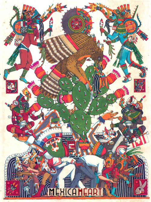 500x667 Aztec Watercolor Tumblr