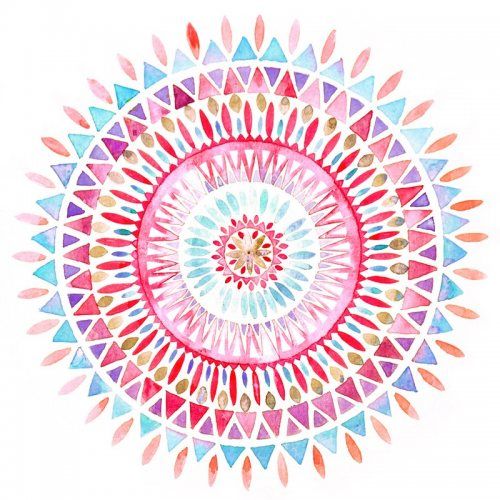 500x500 Aztec Watercolors Diy Fun Aztec, Watercolor And