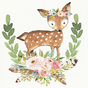 300x300 Baby Deer Art