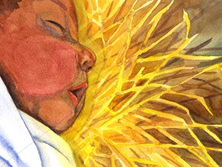 776x582 Baby Jesus Asleep Worship Backgrounds