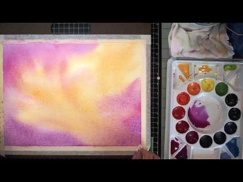 480x360 Watercolor Background Wash Tutorial