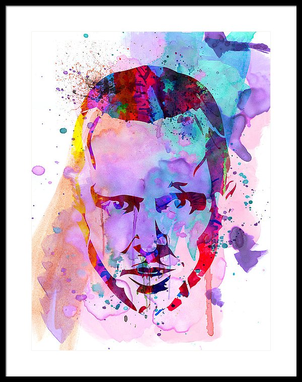 600x759 Jesse Breaking Bad Watercolor Framed Print By Naxart Studio