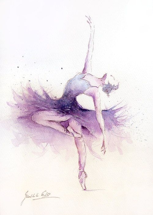 500x700 Drawn Ballerina Paint