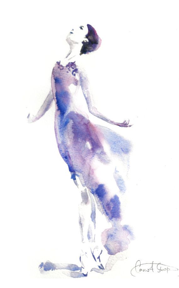 570x918 Photos Watercolor Paintings Of Dancers,