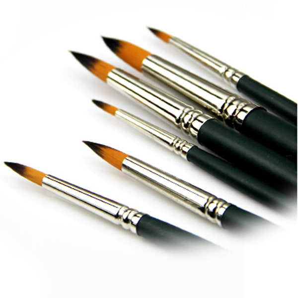 600x600 Buy School Specialty 443477 Watercolor Paint Brush Set, Bamboo