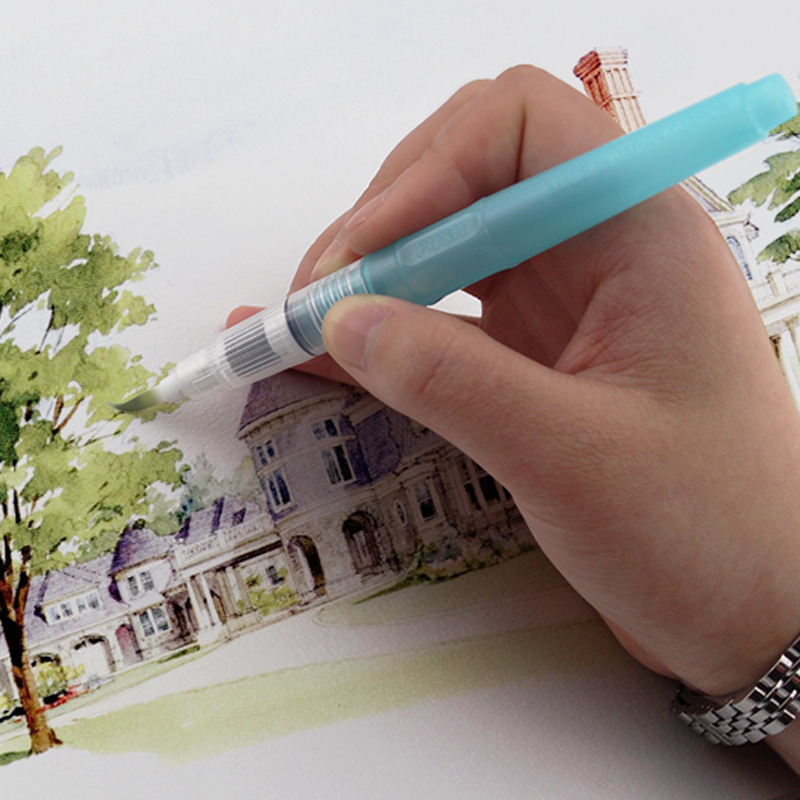 800x800 Usd 8.07] Kuretake Wu Bamboo Fountain Pen Solid Watercolor Brush