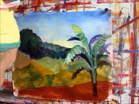 480x360 Susan Mains Art School 10 Landscape The Banana Tree