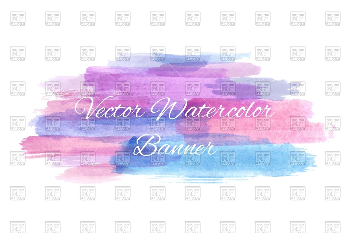 1200x800 Abstract Artistic Watercolor Banner Vector Image Vector Artwork