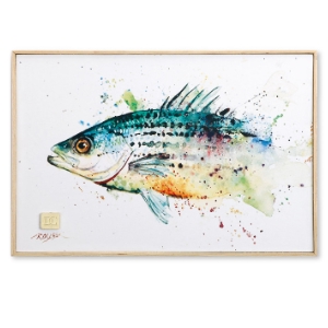 300x300 Striped Bass Canvas Wall Art