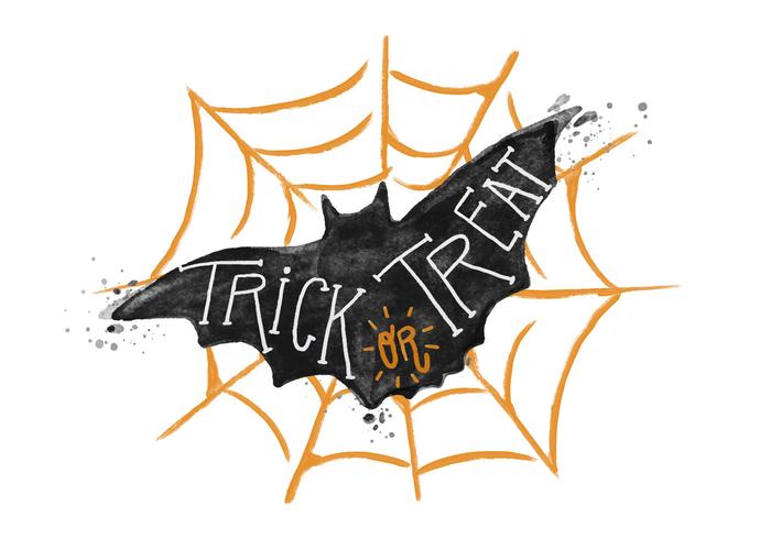 700x490 Trick Or Treat Bat Watercolor Psd
