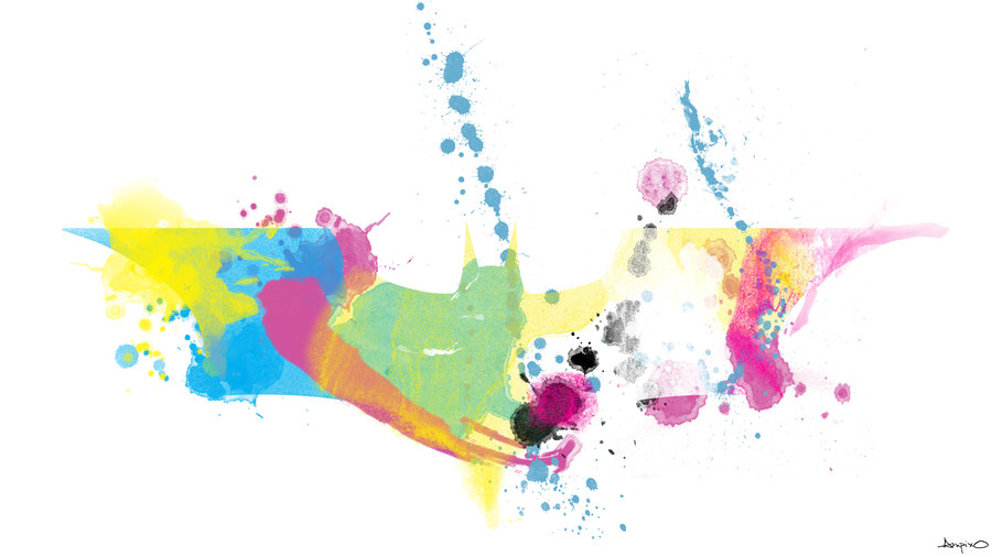 900x506 Batman Watercolor By Ampix0