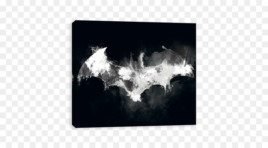 900x500 Batman Canvas Watercolor Painting Dc Vs. Marvel Art