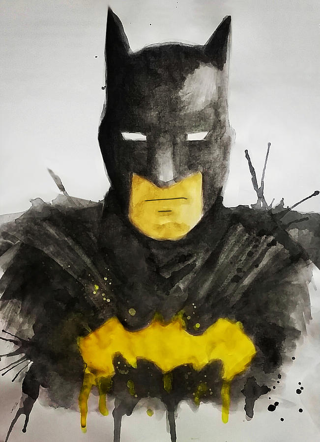 651x900 Batman Watercolor Painting By Dennis Daniel De Lima